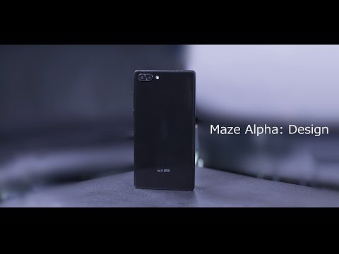 Maze Alpha:  A Closer Look At The Design - Bezel-Less Smartphone