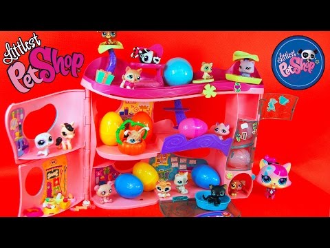 26 Littlest Pet Shop - Adoption Centre - Surprise Eggs ONLY LPS Toys Unboxing by TheSurpriseEggs Video