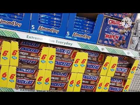 Name Brand Chocolates At Dollar Tree 🌳 Hershey's MrGoodbar Reese's ButterFinger Snickers 🍫 ASMR