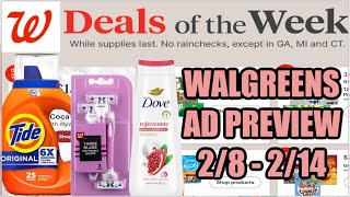 WALGREENS AD PREVIEW (2/8 - 2/14)