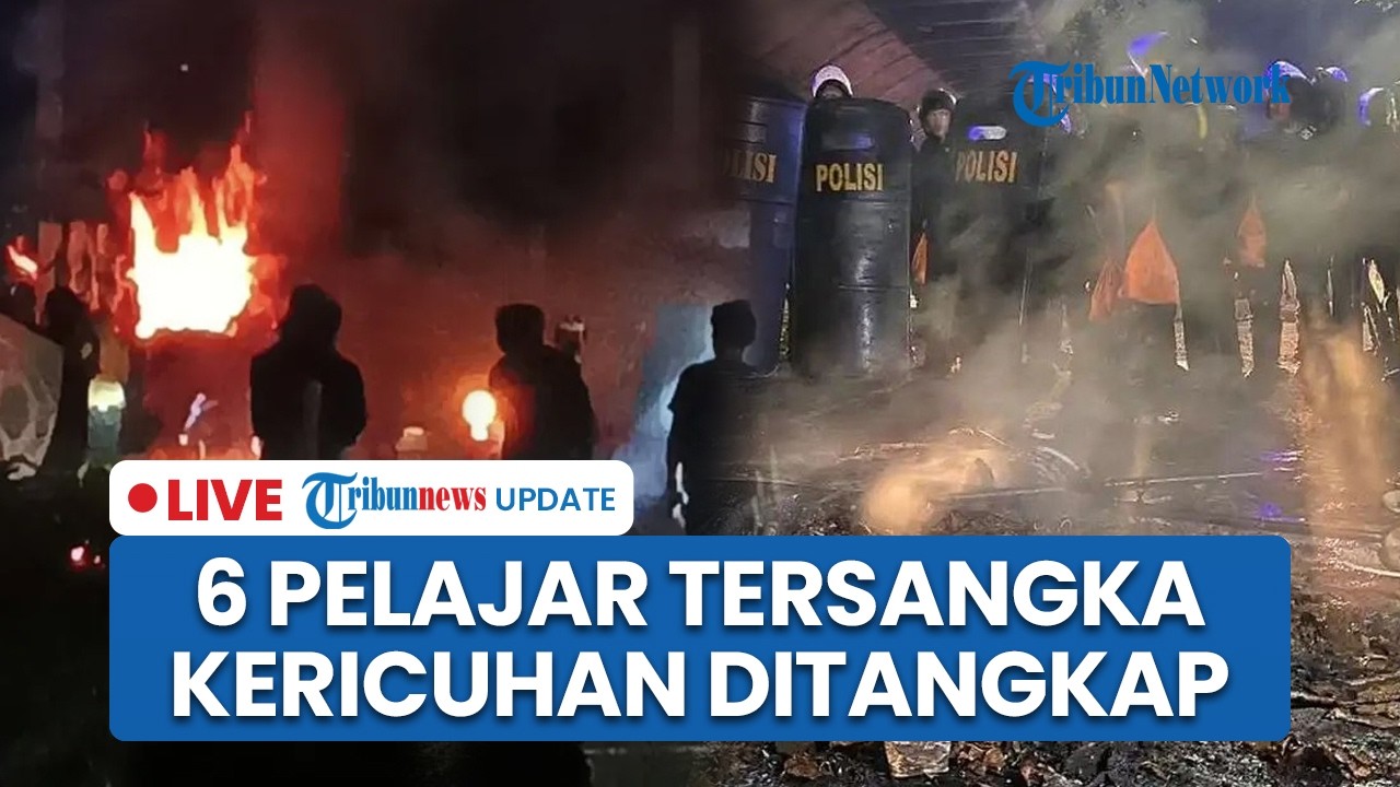 LIVE: 6 Pelajar Tersangka Kericuhan Peringatan May Day di Bandung Dibekuk Positif Konsumsi Tramadol