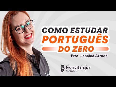 Como estudar português do zero | Prof. Janaína Arruda