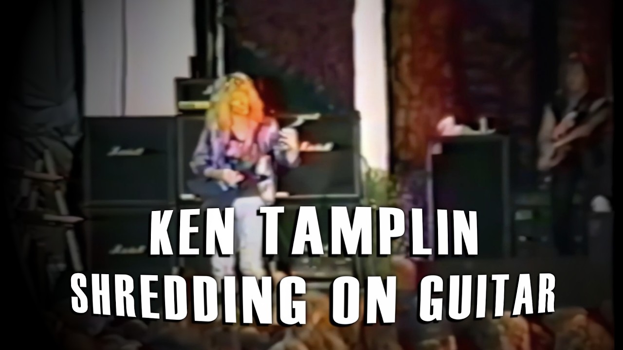 KEN TAMPLIN "LIVE" SHREDDING ON GUITAR | CORNERSTONE FESTIVAL | Chicago 1989
