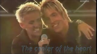 Roxette Real Sugar, The center of the heart  Big Brother Norge 2001 Final