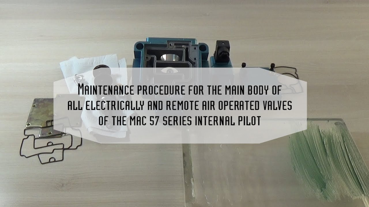 Maintenance Process Tutorial - 57 Series Internal Pilot
