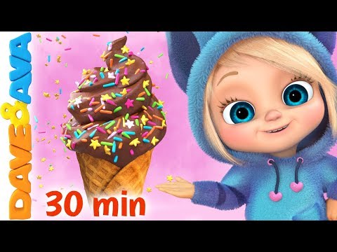 🍨The Ice Cream Song | Baby Songs and Nursery Rhymes | Dave and Ava🍨