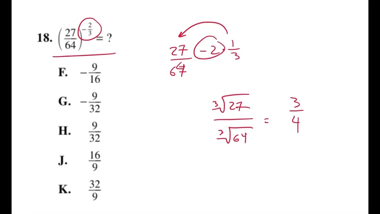 ACT MATH Question of the Day: 18