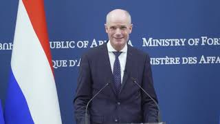 Remarks and answers to the questions of journalist by the Foreign Minister of Armenia at the joint press conference with the Foreign Minister of the Kingdom of the Netherlands