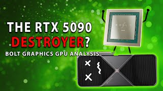 The RTX 5090 DESTROYER? Bolt Graphics GPU Analysis | RX 9060XT Date