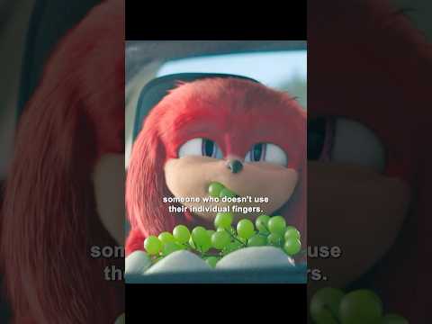 Knuckles is favorite is the grape 🍇 #sonic #knuckles #tails #sonicthehedgehog #shorts