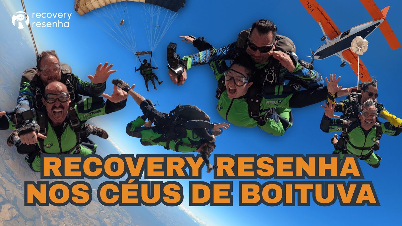 EPISÓDIO ESPECIAL – SALTAMOS DE PARAQUEDAS EM BOITUVA | Recovery Resenha