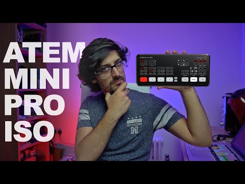 Blackmagic Design ATEM Mini Pro ISO HDMI tiesioginio srauto perjungiklis video