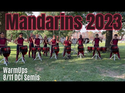 Mandarins Drumline 2023 - Warm Ups - 8/11 DCI Semis