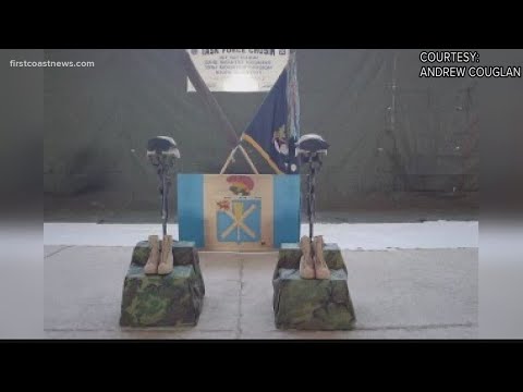 Veteran runs a mile an hour for 17 hours to honor friends, raise money