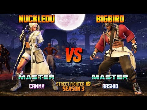 SF6 🔥 BIGBIRD (RASHID) vs NuckleDU (CAMMY) 🔥 High Level SF6 Gameplay
