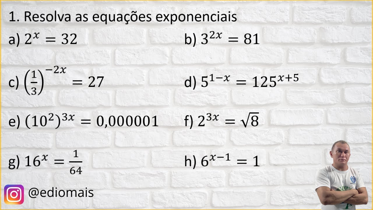 Equações  exponenciais-aula 01