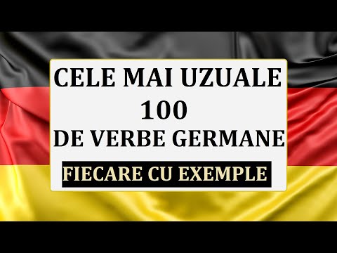 Invata Germana | Expresii si propozitii cu cele mai uzuale 100 DE VERBE GERMANE