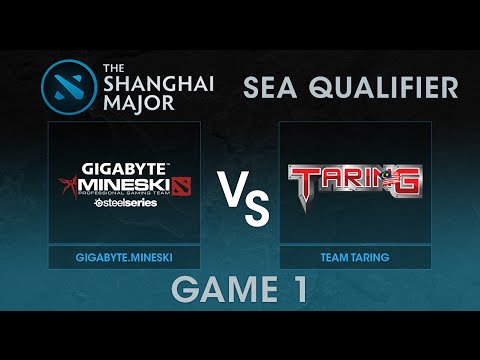 The Shanghai Majors - Gigabyte.Mineski vs Team Taring- Game 1 - Best of 2 | Denki and Vinrab