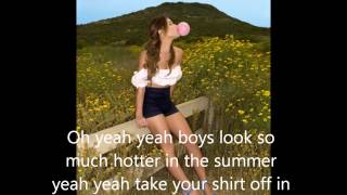 Boys In The Summer- Jessie James (lyric video)