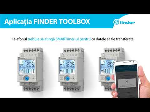 Video SMARTTIMER Ceas programator cu programare din telefon cu functia NFC 90…264V ca/cc