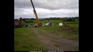 preview picture of video 'GET-Renewables - Day 1 of Turbine Install - Vestas V29 250kW'