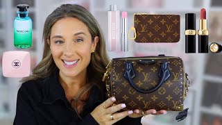 WHATS IN MY LOUIS VUITTON SPEEDY 20 TRUNK 💼