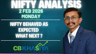 Nifty Elliott wave analysis for 2 Feb 2026 onwards