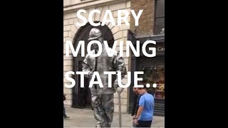 Download lagu 232 Millon , OMG SCARY MOVING STATUE in London #Shorts mp3