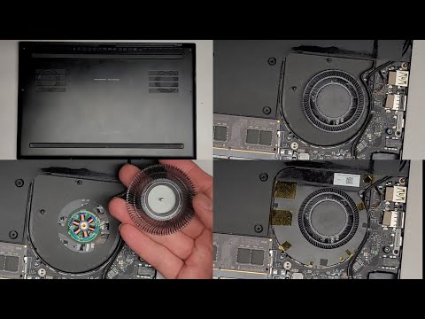 Razer Blade 15 rz09-0409 Disassembly Fan Repair How to Add Adding Added Grease
