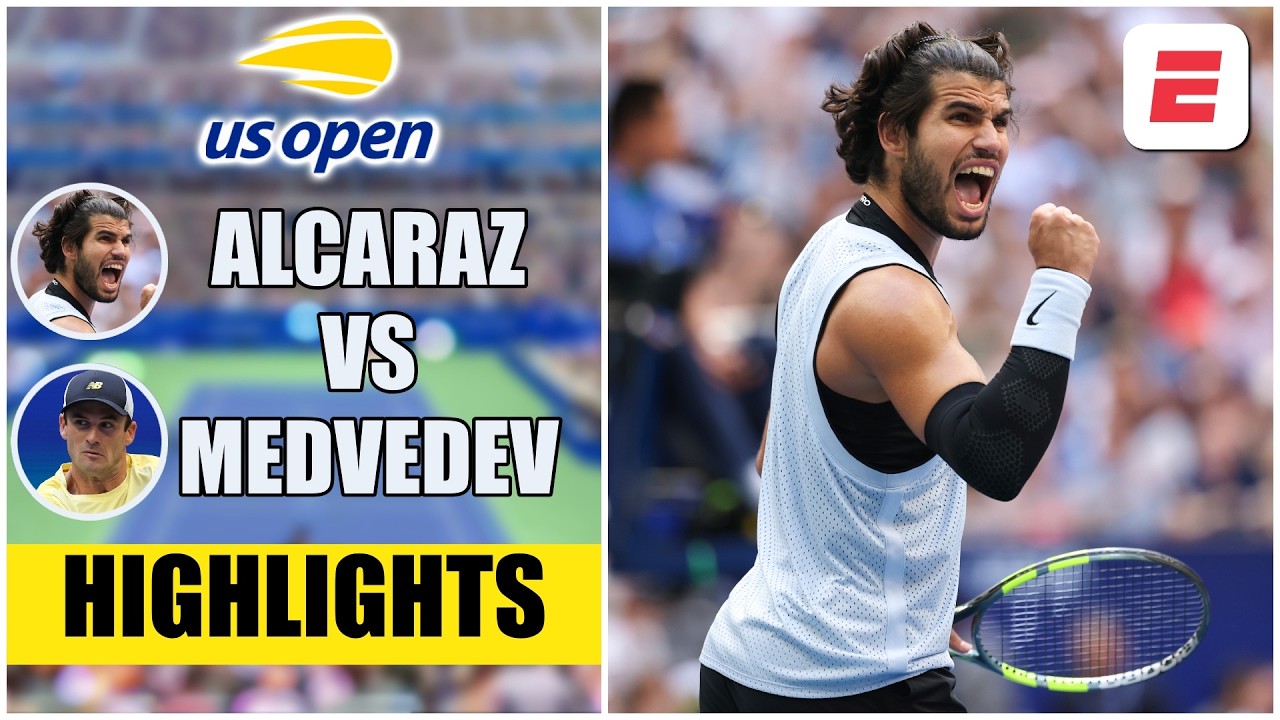 Carlos Alcaraz vs Tommy Paul | US OPEN 2026 | Cuarta Ronda | Highlights | Resumen