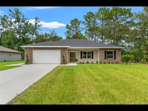 Exceptional New Construction Home Tour Citrus Springs Florida MLS#846603