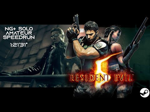 [RE5] NG+ Solo Amateur Speedrun | 1:21'31"