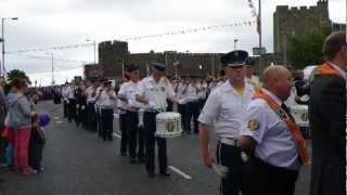 preview picture of video 'Carrickfergus Pageant June 2012 - Carrickfergus Defenders.'