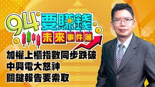 加權上櫃指數同步跌破 中興電大怒神 