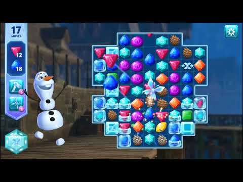 Disney Frozen Adventures Level 137 - NO BOOSTERS ❄️👸⛄ | SKILLGAMING ✔️