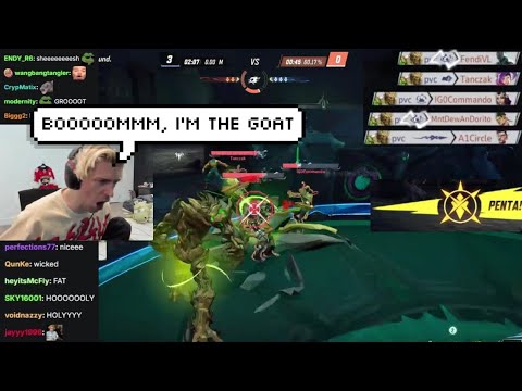 xQc Gets a Pentakill to Save the Game