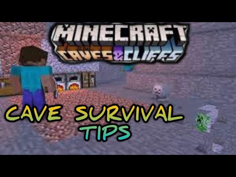 How to easily survive in minecraft caves | Minecraft pe hindi | Basu Plays