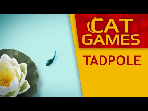 CAT GAMES - Tadpole (Video for Cats to watch) 1 Hour 60FPS