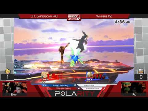 CFL Smackdown 140 WiiU - Ewok (Cloud) vs Pie (Sheik) - Winners R2