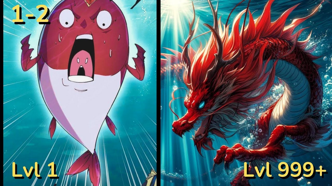 Ele Reencarnou Como Uma Carpa Com Um Sistema De Dragão 1-2 | Manhwa Recap |