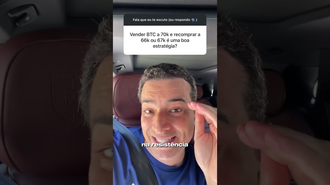 VENDER BTC A 70K E RECOMPRAR A 66K É UMA BOA ESTRATÉGIA?