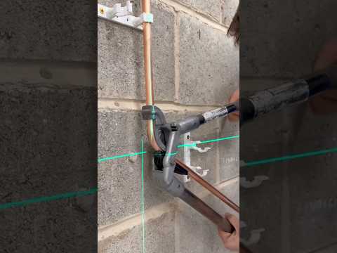 How to bend copper pipe in place! #asmr #howto #diy #foryou #tools #shorts #subscribe #hack #plumber