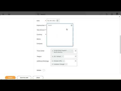 How to Create an Expense Report in Workday