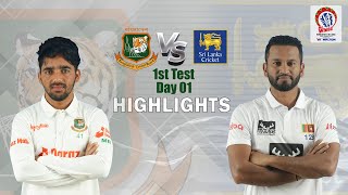 Bangladesh vs Sri Lanka Highlights  1st Test  Day 