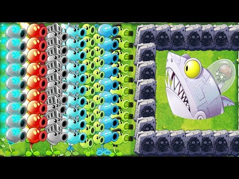Plants vs Zombies 2  : TEAM PEA POWER-UP! vs BIG WAVE BEACH FINAL BOSS