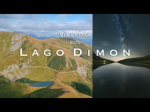 Fotografia notturna nelle Alpi Carniche | Via Lattea riflessa nel lago Dimon
