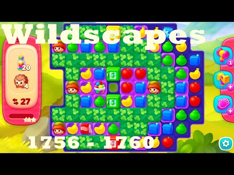 Wildscapes Level 1756 - 1760 HD Walkthrough | 3 - match game | gameplay | android | ios | pc | app