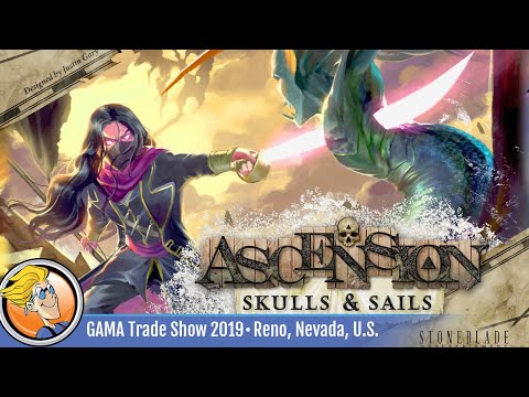 Ascension: Skulls & Sails — game overview at GAMA Trade Show 2019