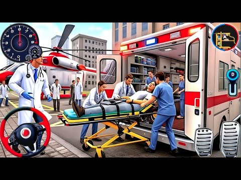 Ambulance City Rescue Simulator - 911 US Emergency Ambulance Driving 3D - Android Gameplay