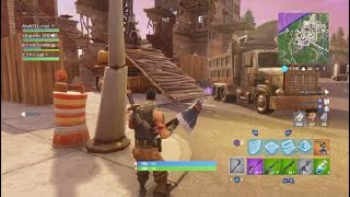 フォートナイト　建築が揺れる